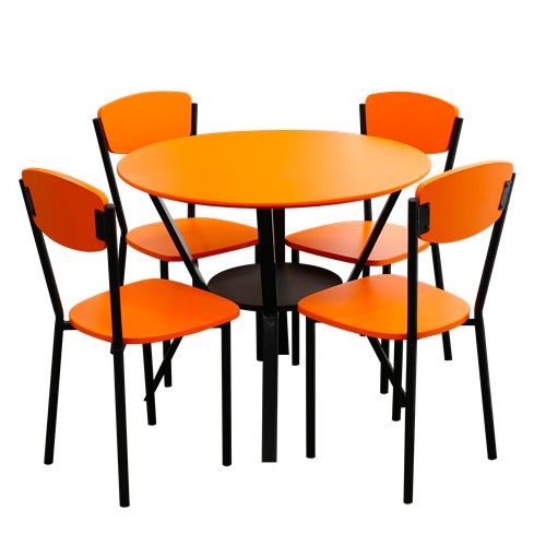 MDF Powder Coatings Dinner Table