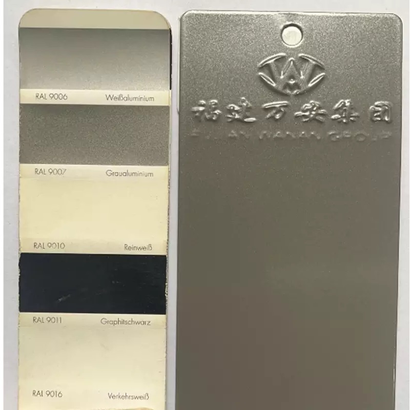 RAL9006 metallic powder coating